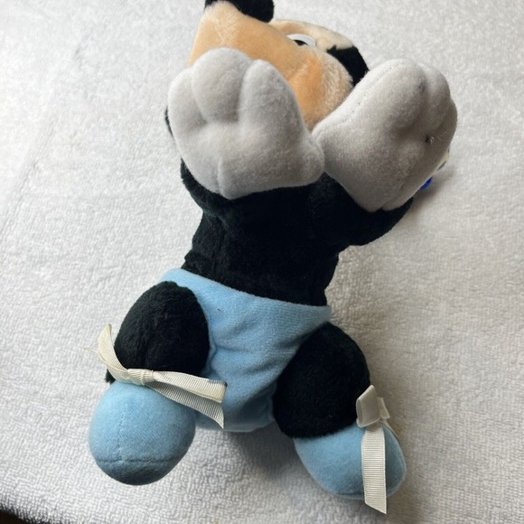 Vintage 1984 Disney Land World Mickey Mouse Crawling Baby Stuffed Plush w OG TAG - Picture 10 of 15